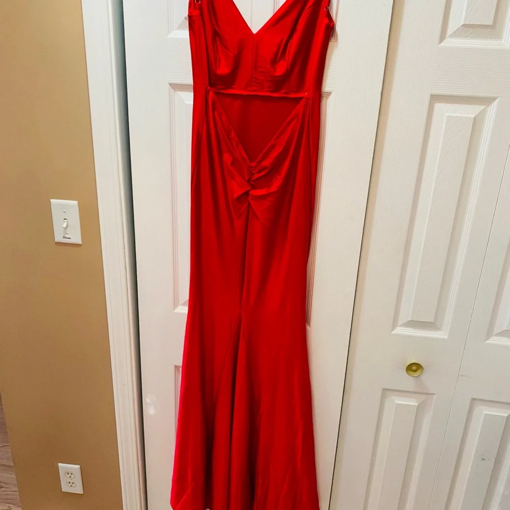 Amoris Red Gown - Picture 3 of 14